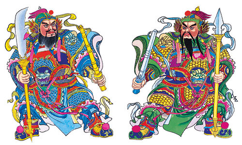 Dewa Pintu (Men Shen)  Tionghoa Tradisi dan Budaya Tionghoa