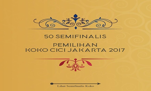 50 Semifinalis Pemilihan Koko Cici Jakarta 2017  Tionghoa 